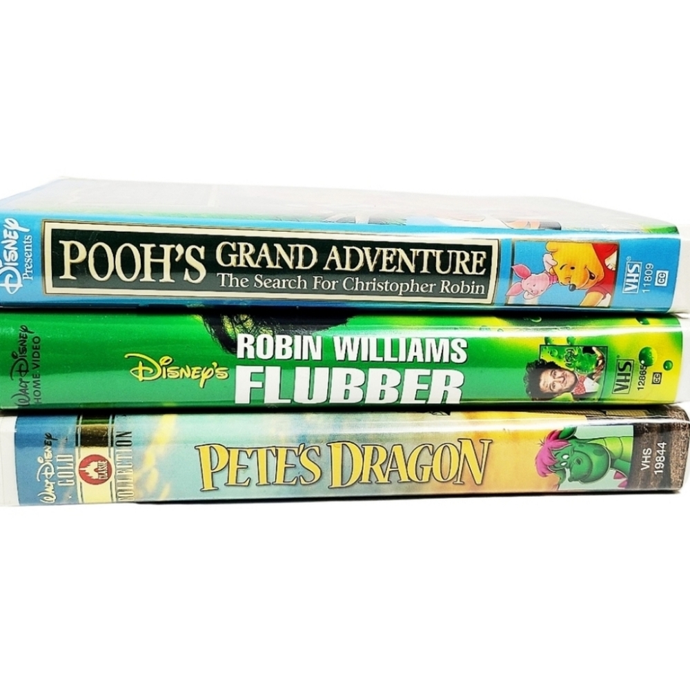 CLASSIC VHS DISNEY MOVIES SET OF 3